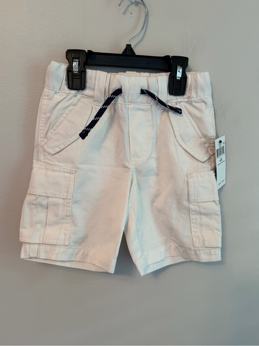 Polo Ralph Lauren Cargo Pull-On Shorts With Navy Drawstring
